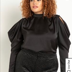 ✨Beautiful ELOQUII Satin Blouse✨